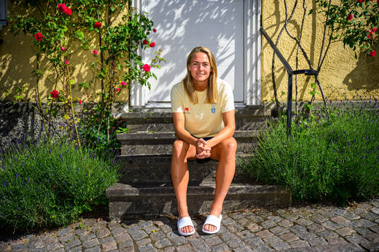 Magdalena Eriksson poses for a portrait