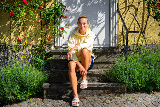 Fridolina Rolfö poses for a portrait