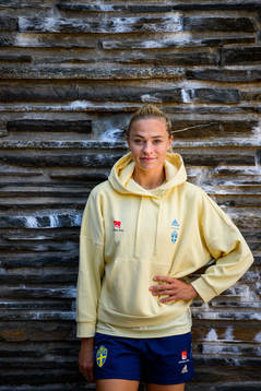 Fridolina Rolfö poses for a portrait