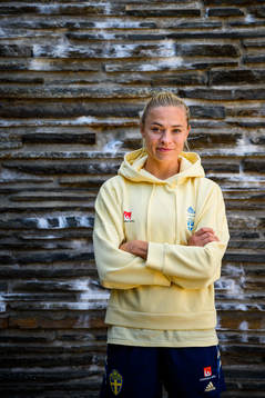 Fridolina Rolfö poses for a portrait
