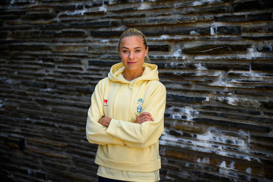 Fridolina Rolfö poses for a portrait