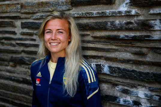 Hanna Glas poses for a portrait