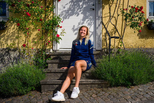 Hanna Glas poses for a portrait