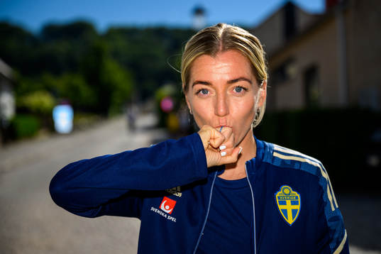 Linda Sembrant poses for a portrait