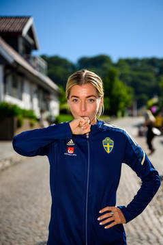 Linda Sembrant poses for a portrait