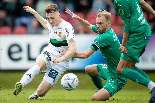 GAIS Ben Morris och Ljungskiles Anton Henriksson