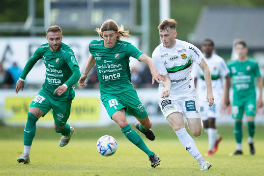Ljungskiles Jared Odenbeck och GAIS Ben Morris