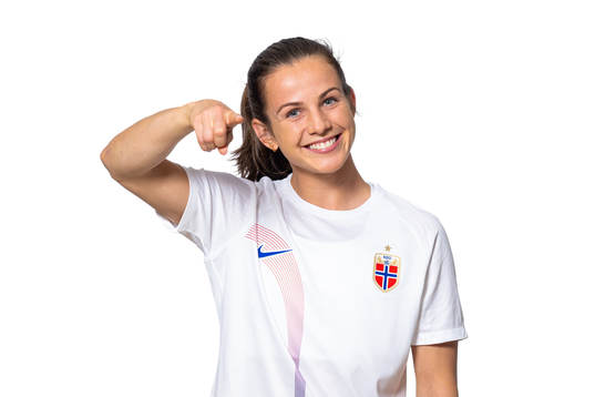 Tuva Hansen of the Norwegian women’s national football