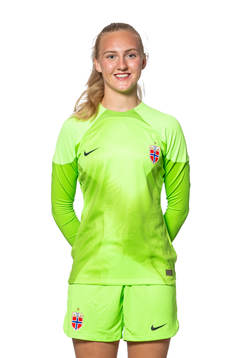 Goalkeeper Sunniva Skoglund of the Norwegian women’s