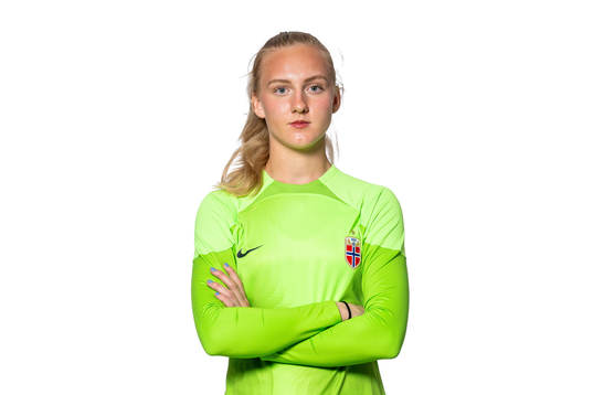Goalkeeper Sunniva Skoglund of the Norwegian women’s