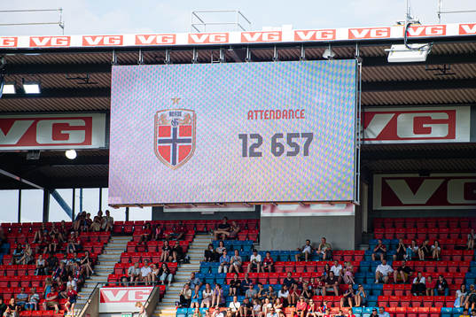 Number of spectators in the stands
