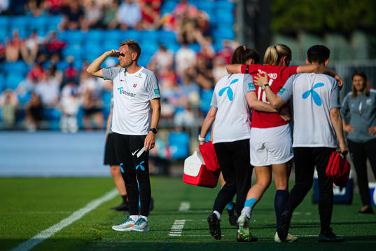 Martin Sjögren, head coach of the Norwegian women's