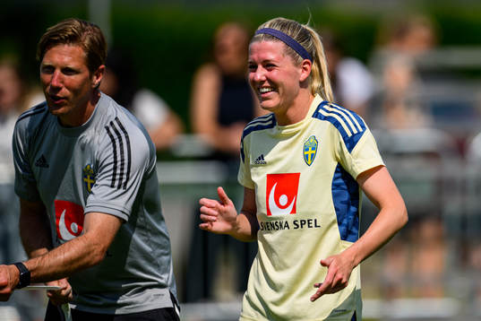 Rasmus Liljeblad, sports psychologist andOlivia Schough