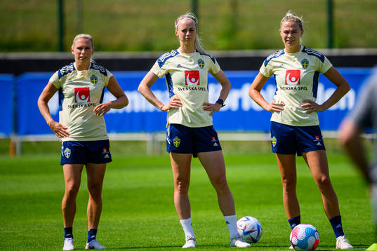 Jonna Andersson, Amanda Ilestedt and Fridolina Rolfö