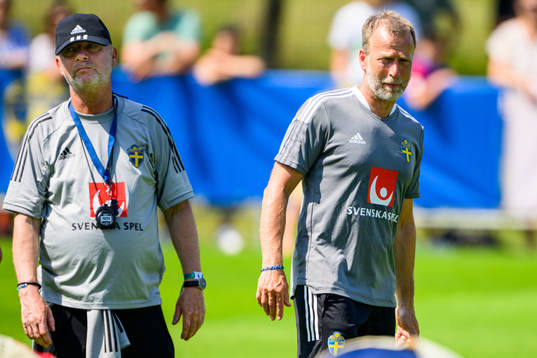 Peter Gerhardsson, head coach and Pontus Ekblom, physio
