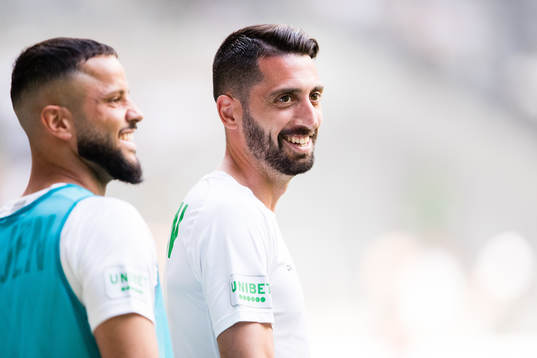 Hammarbys Mohanad Jeahze och Nahir Besara