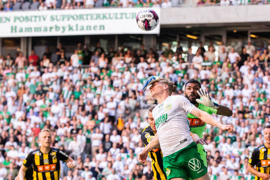 Häckens Jonathan Ursin Rasheed och Hammarbys Gustav