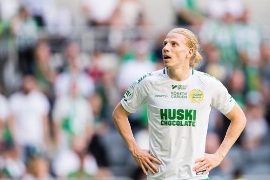 Hammarbys Gustav Ludwigson deppar