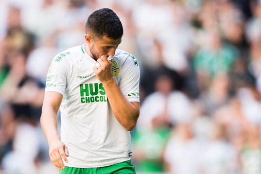 Hammarbys Astrit Selmani deppar