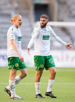 Hammarbys Gustav Ludwigson och Simon Sandberg