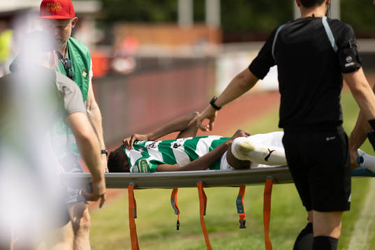 Västerås SKs Mohammed Mahammed med skada