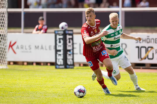 Skövde AIKs Filip Schyberg och Västerås SKs Simon