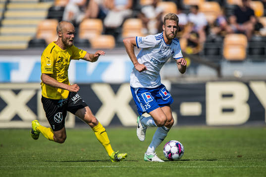 IFK Norrköpings Filip Dagerstål och Mjällbys Viktor
