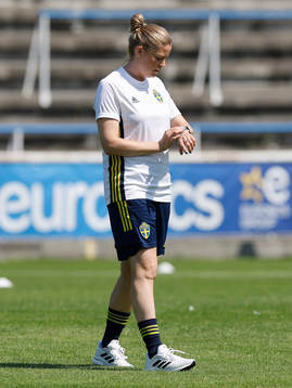 Caroline Sjöblom, head coach of Sweden