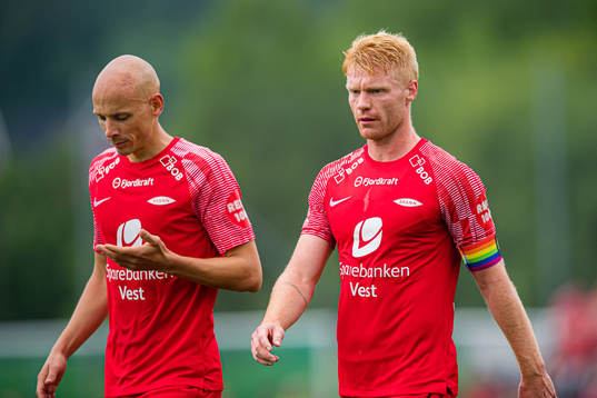 Ruben Kristiansen and Sivert Heltne Nilsen of Brann