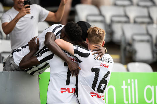 Landskronas Ousmane Diawara jublar
