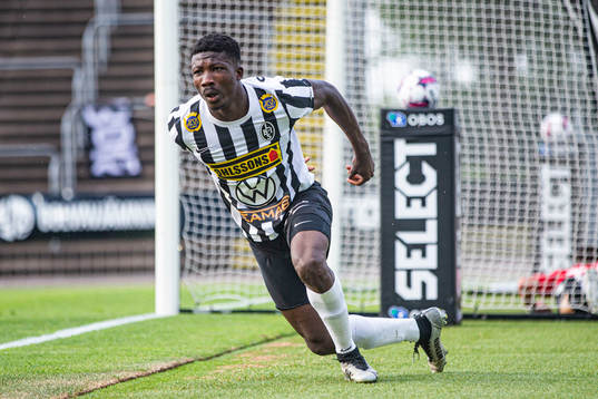 Landskronas Ousmane Diawara jublar