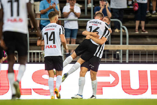 Landskronas Jesper Strid jublar