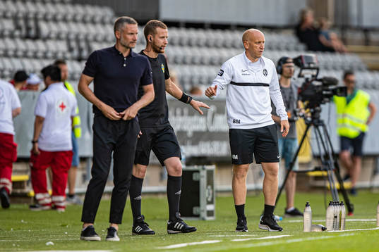 Landskronas tränare Billy Magnusson