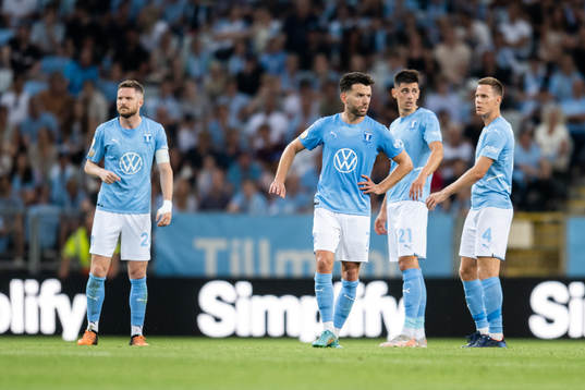 Malmö FFs Lasse Nielsen, Erdal Rakip, Dennis Hadzikadunic