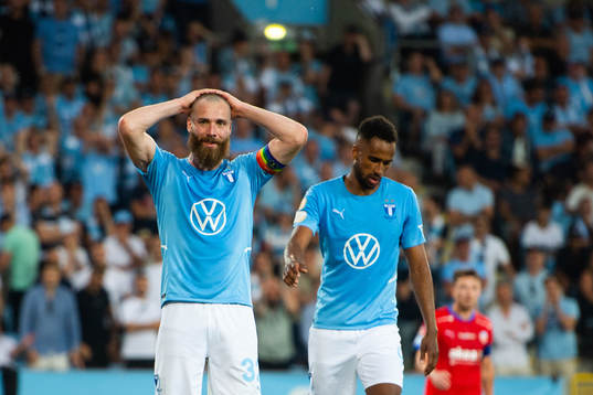 Malmö FFs Jo Inge Berget deppar