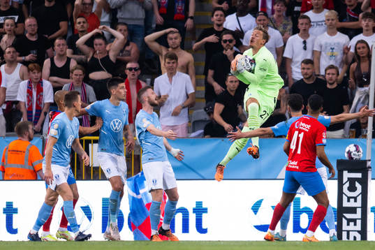 Malmö FFs målvakt Johan Dahlin