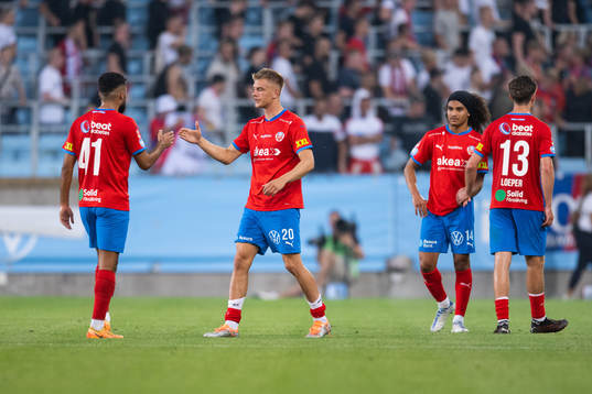 Helsingborgs Assad Al Hamlawi, Dennis Olsson, Adam Kaied