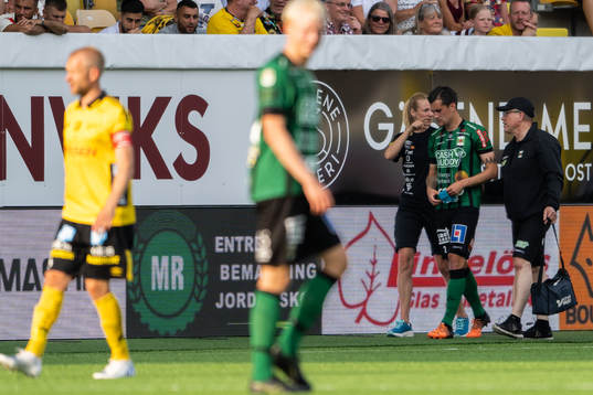 Varbergs Jon Birkfeldt  med skada