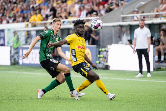 Varbergs Des Kunst och Elfsborgs Emmanuel Boateng
