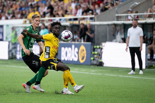 Varbergs Des Kunst och Elfsborgs Emmanuel Boateng