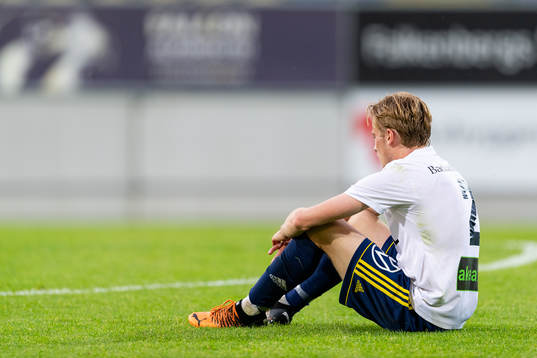 Ängelholms Hannes Lennartsson deppar