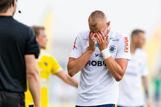 Ängelholms Jakob Voelkerling Persson deppar