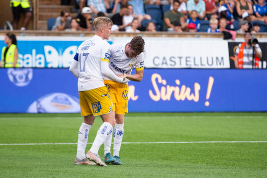 IFK Göteborgs Gustaf Norlin har ont