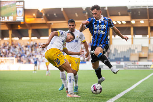 Sirius Laorent Shabani och IFK Göteborgs Alexander Jallow
