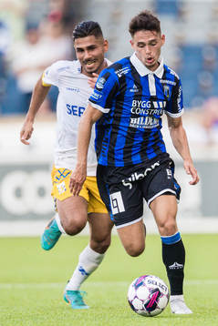 IFK Göteborgs Hosam Aiesh och Sirius Laorent Shabani