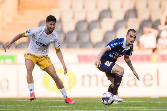 IFK Göteborgs Kevin Yakob och Sirius Adam Hellborg