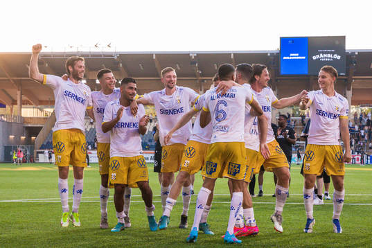 IFK Göteborgs  Emil Salomonsson, Alexander Jallow,  Hosam