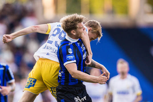 IFK Göteborgs Oscar Vilhelmsson och Sirius Marcus Mathisen