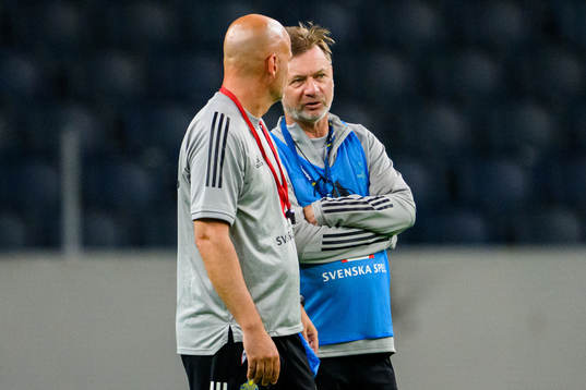 Magnus Wikman, assistant coach and Peter Gerhardsson, head