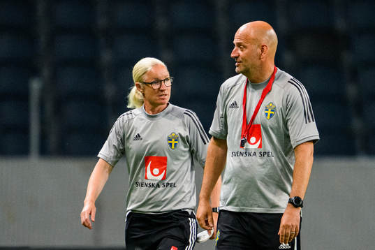 Victoria Sandell, assistant coach and Magnus Wikman,